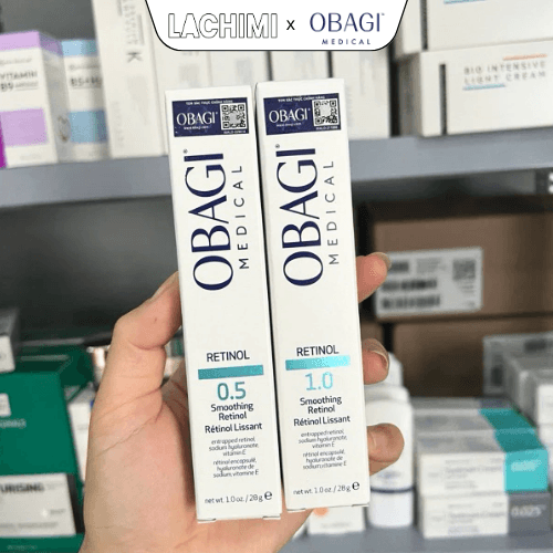 Obagi Retinol 0.5 và Retinol 1