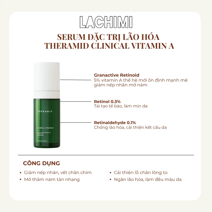 Retinol cải thiện lão hoá Theramid Clinical Vitamin A2