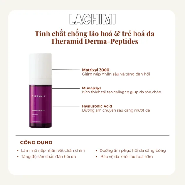 Serum chống lão hóa Theramid Derma Peptides 30ML2