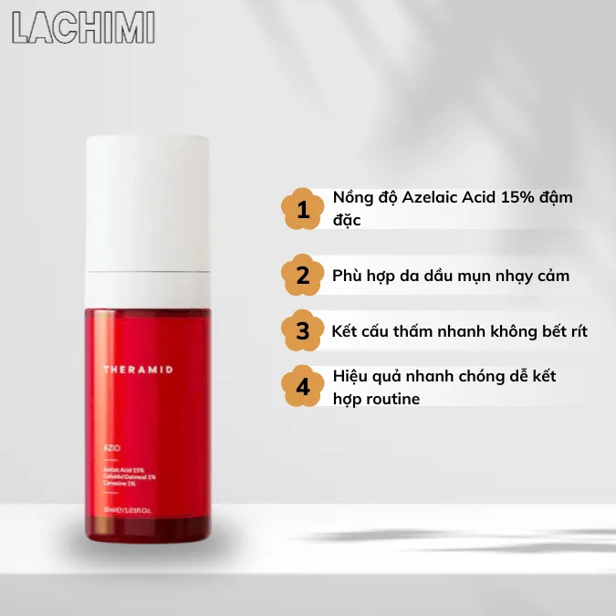 Serum giảm mụn THERAMID AZID Azelaic1