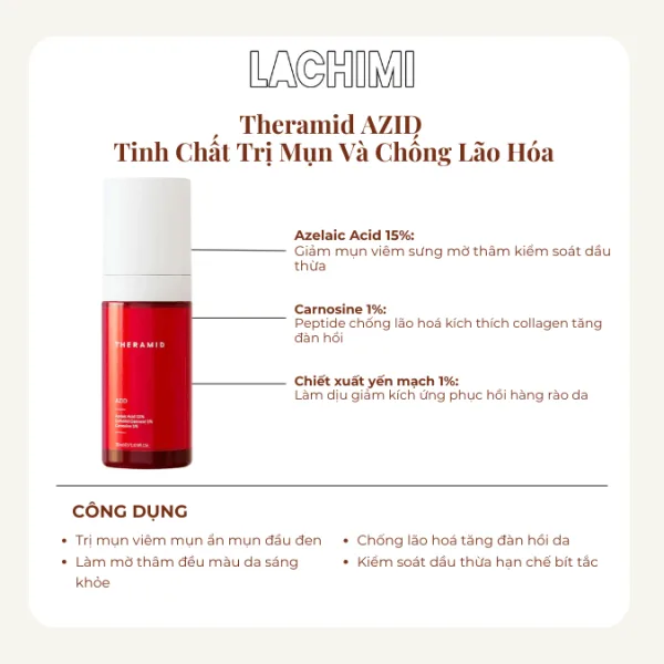 Serum giảm mụn THERAMID AZID Azelaic2