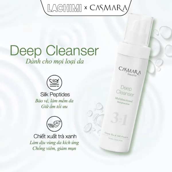 Sữa rửa mặt CASMARA 3in1 Deep Cleanser 150ML