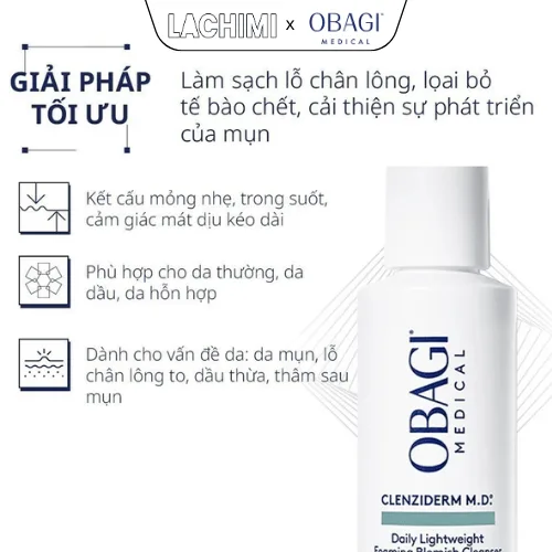 Sữa rửa mặt Obagi BHA
