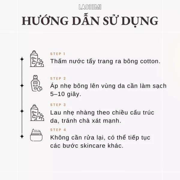 Nước tẩy trang da dầu mụn Chacott