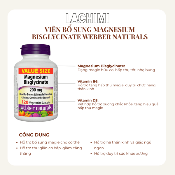 Viên uống bổ sung Magie