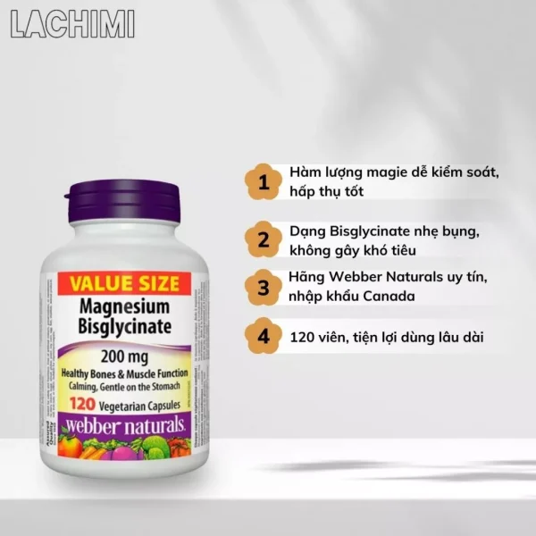 Viên uống bổ sung Magie