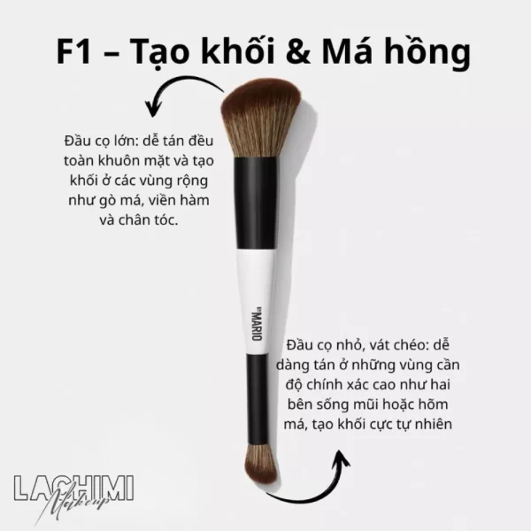 cọ 2 đầu makeup by mario