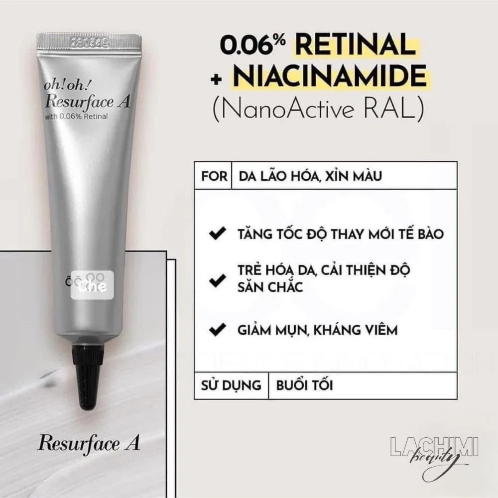 kem dưỡng retinal oh oh