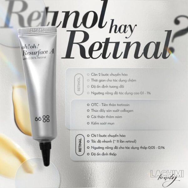 kem dưỡng retinal oh oh