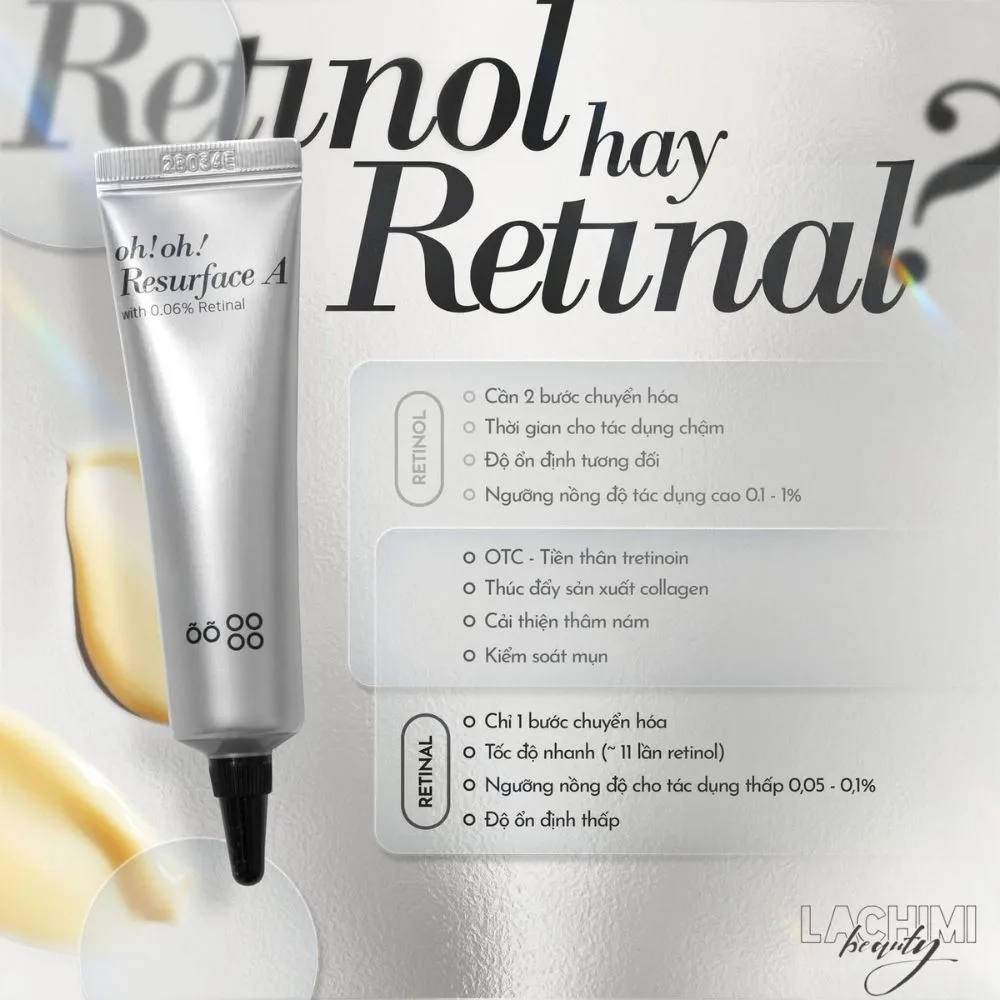 kem dưỡng retinal oh oh