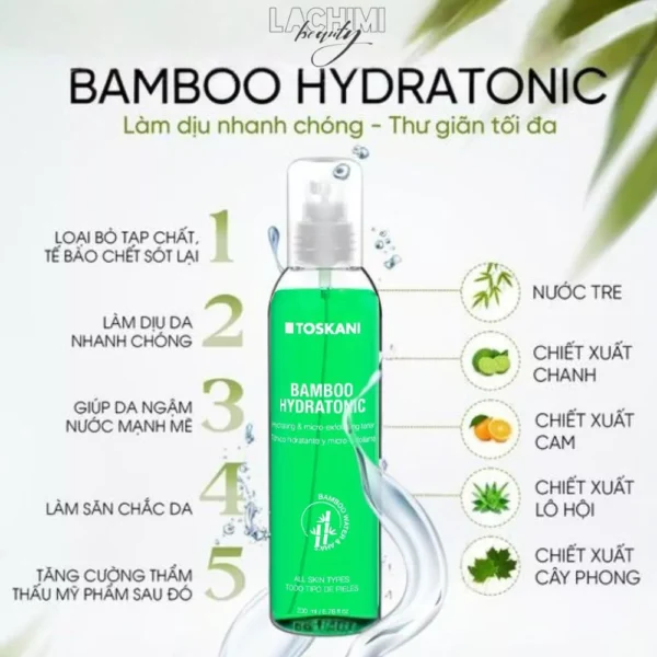 Toner TOSKANI BAMBOO HIDRATONIC