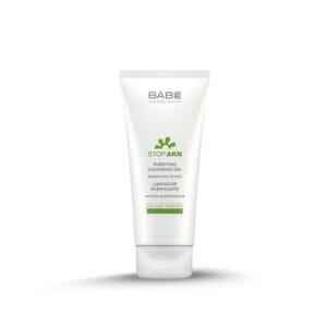Sữa rửa mặt BABE Stop AKN – Gel làm sạch sâu cho da dầu mụn, kiểm soát nhờn hiệu quả