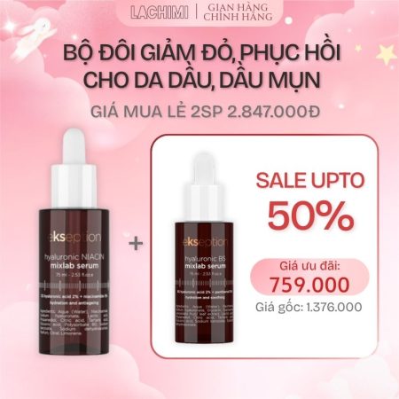 Combo giảm mụn phục hồi da Ekseption