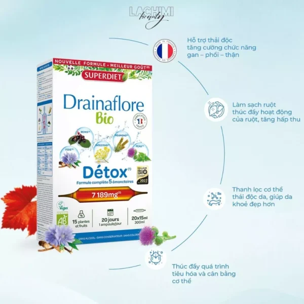 SUPERDIET DRAINAFLORE DETOX 5in1