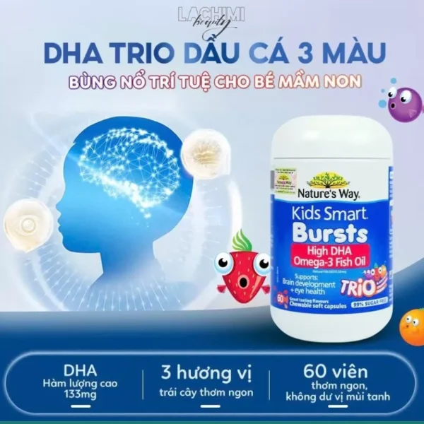 dầu cá kids smart bursts