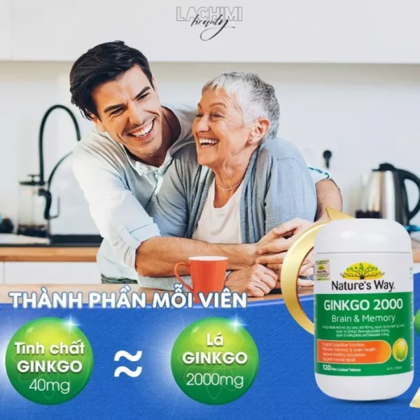 viên uống bổ não ginkgo