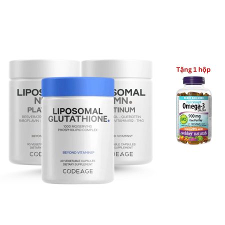 Combo Codeage NMN Platinum + Glutathione (1)