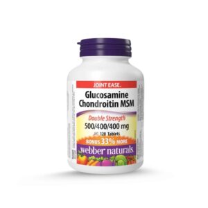 Viên uống Webber Naturals Glucosamin hỗ trợ xương khớp khỏe mạnh từ Canada