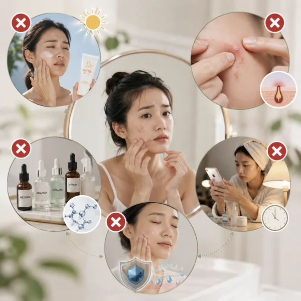 Sai Lầm Khiến Thâm Mụn Lâu Mờ Hơn