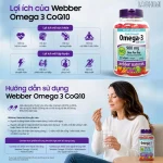 Omega 3 CoQ10 900mg WEBBER NATURALS